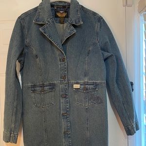 Women Harley Davidson Denim Middie Jean Jacket!